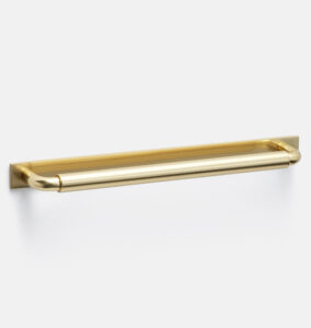 the most beautiful unlaquered brass drawer pulls from rejuvenation with a backplate
